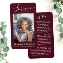 Para siempre en nuestros corazones foto tarjeta de