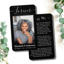 Para siempre en nuestros corazones foto tarjeta de