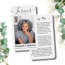 Para siempre en nuestros corazones foto tarjeta de