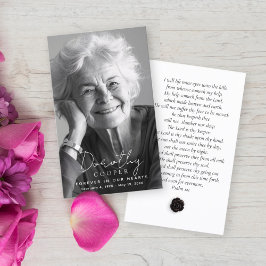 Para siempre en nuestros corazones foto tarjeta de