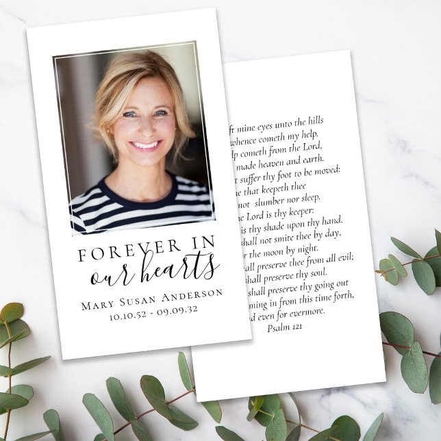 Para siempre en nuestros corazones foto tarjeta de (Subido por el creador)