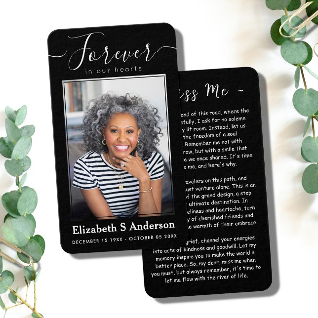 Para siempre en nuestros corazones foto tarjeta de (Subido por el creador)