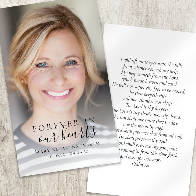 Para siempre en nuestros corazones foto tarjeta de (Subido por el creador)