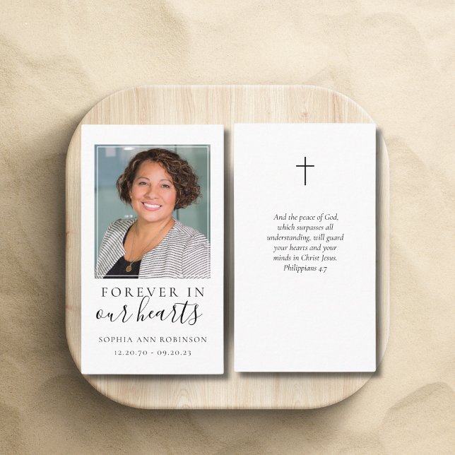 Para siempre en nuestros corazones foto tarjeta de (Subido por el creador)