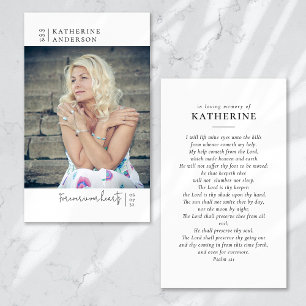 Para siempre en nuestros corazones foto tarjeta de