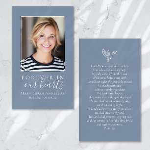 Para siempre en nuestros corazones foto tarjeta de