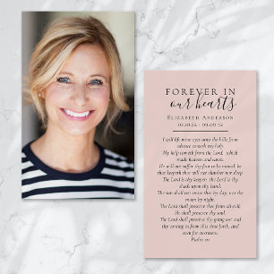 Para siempre en nuestros corazones foto tarjeta de