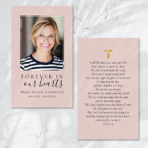 Para siempre en nuestros corazones foto tarjeta de