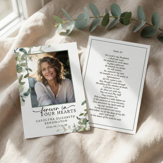 Para siempre en nuestros corazones Psalm Foto Tarj (Subido por el creador)