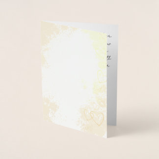 Para siempre, tarjeta de felicitación doblada de S