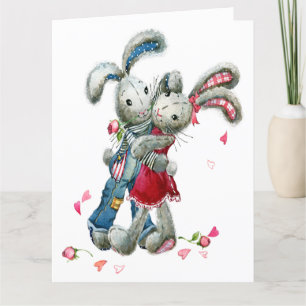 Para siempre tarjeta del amor