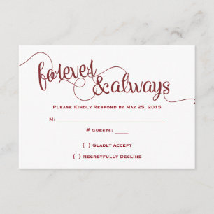 Para siempre y siempre RSVP