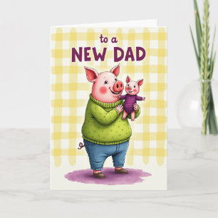 Para Tarjeta de Diseño Artístico de un Nuevo Papá