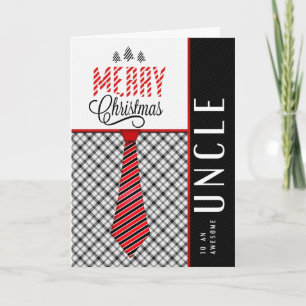 para tío Feliz Navidad Corbata Masculina