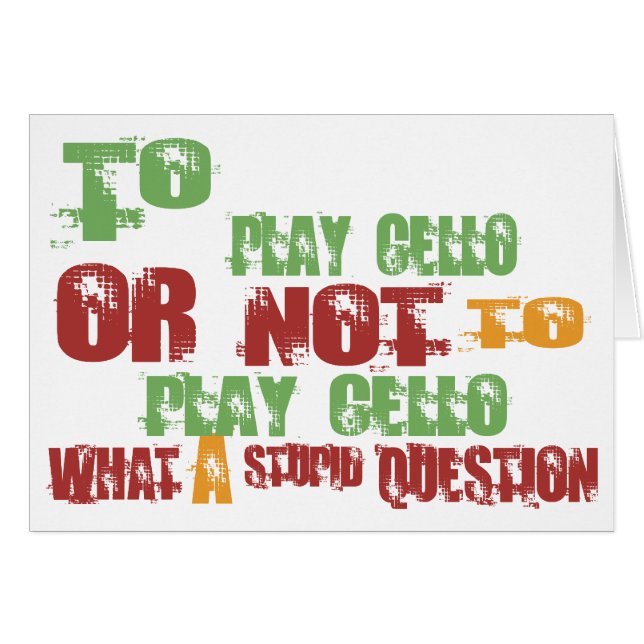 Para tocar el violoncelo (Anverso (Horizontal))