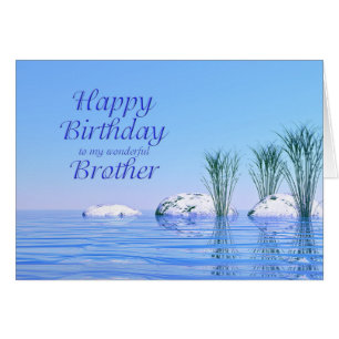 Para tu hermano, un Spa como, cumpleaños azul