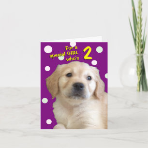 Para un Chica especial con tarjeta de cumpleaños d