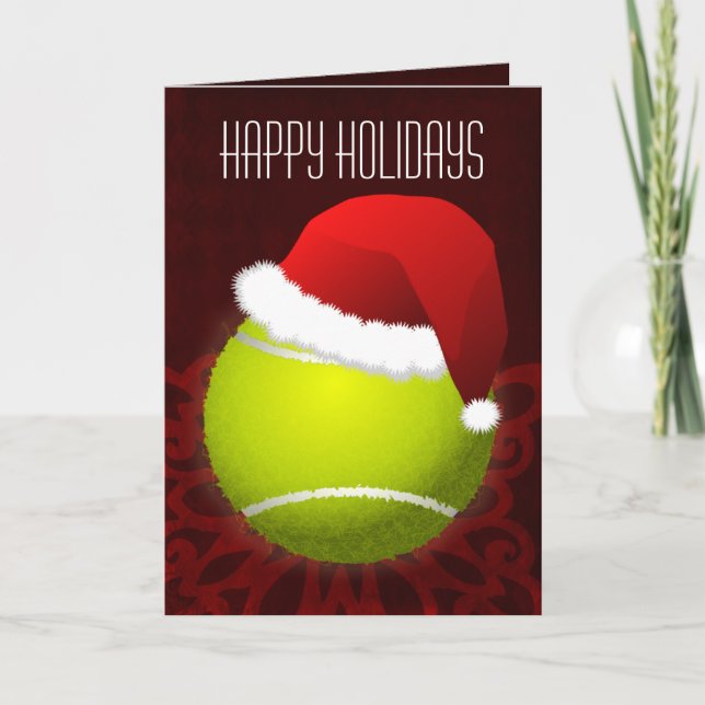 para un Navidad de tenis Tarjetas (Anverso)