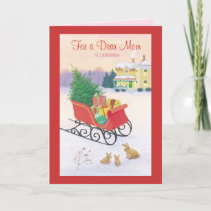 Para una estimada mamá en el navidad