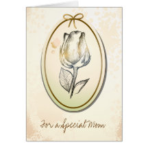Para una mamá especial, tarjeta
