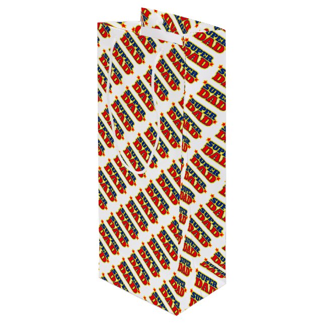 Para Vino Bolsa de botellas de regalo con estampado gráfico  (Angulo reverso)