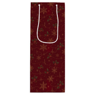 Para Vino Bolsa de Navidad de electrocardiograma ECG EKG car