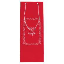 Bolsa de vacaciones de la cinta de Swirl roja bril