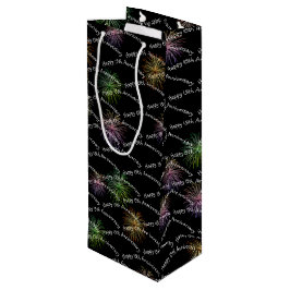 Para Vino Feliz 15° aniversario de fuegos artificiales Bolsa