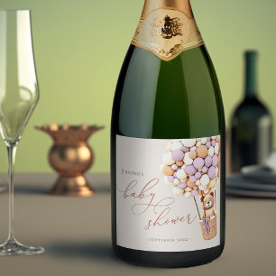 Para Vinos Espumosos ¡Casi no podemos esperar! Etiquetas de vino burbuj