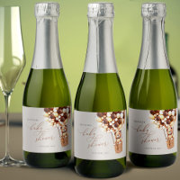 ¡Casi no podemos esperar! Etiquetas de vino burbuj