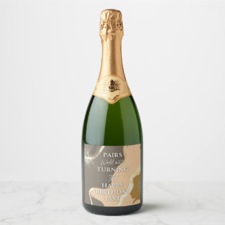 Para Vinos Espumosos Conjunto de etiquetas de alimentos y bebidas