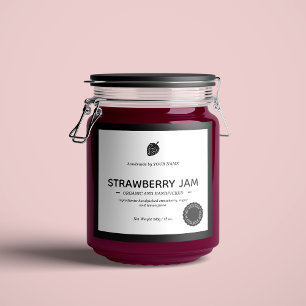 Para Vinos Espumosos Diseño de empaquetado de etiquetas Jam Jar