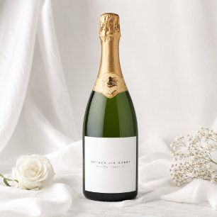 Para Vinos Espumosos Etiquetas de Botellas de Vino de Boda de Lujo con 