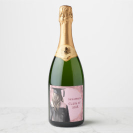 Para Vinos Espumosos Graduación Champagne Etiquetas personalizadas