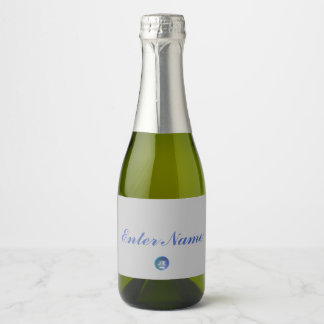 Para Vinos Espumosos Juego de etiquetas de bebidas Nombre personalizado