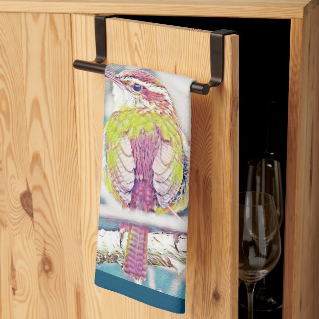 Para Wren estoy cocinando toalla (Pliegue de tercios)