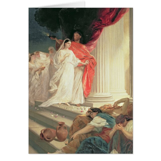 Parábola de las vírgenes sabias y absurdas, 1886 (Frente)