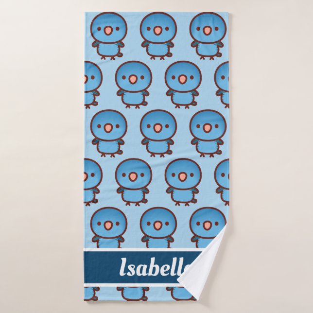 Paracaídas con barras / Cobalto (Toalla de baño)