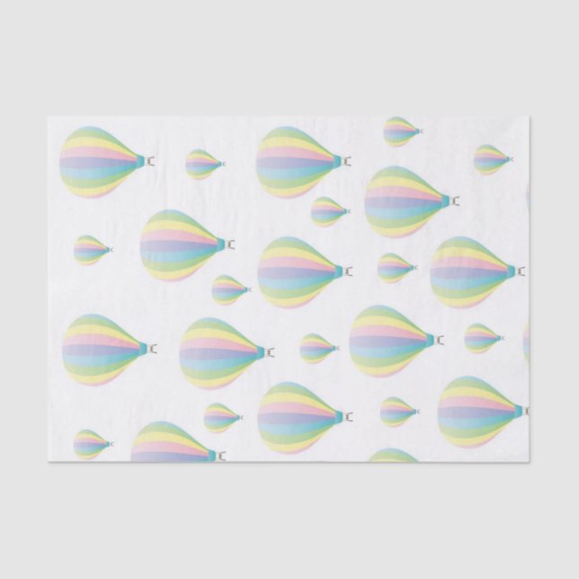 Paracaídas de papel de tejidos (Anverso)