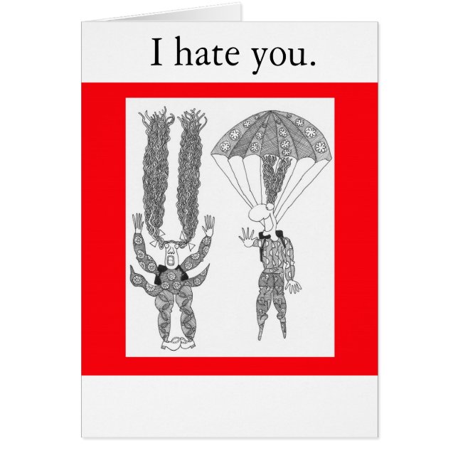 paracaídas, le odio (Frente)