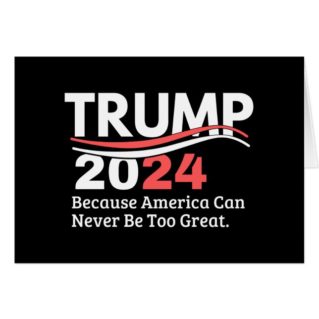 parachoque de trump 2024 (Anverso (Horizontal))