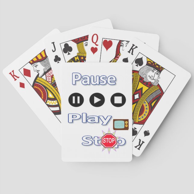 Parada de pausa de juego de cartas (Reverso)