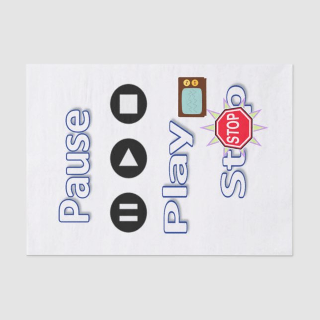 Parada de pausa de papel de tono (Anverso)