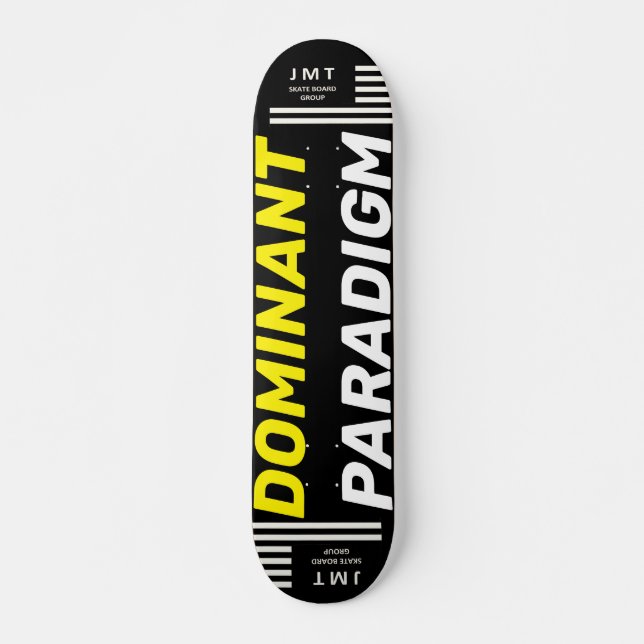 PARADIGMA DOMINANTE 7 3/4" Tabla de Skateboard (Anverso )