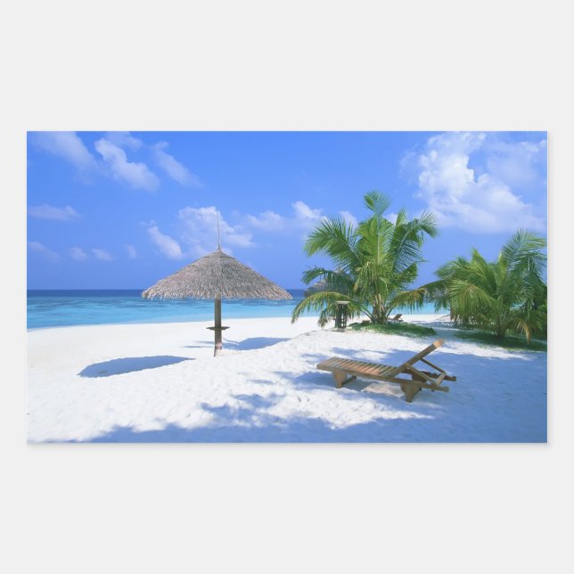 Paradise beach pegatinas (Anverso)