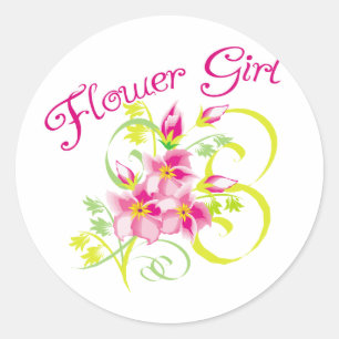 Paradise Flowergirl Pegatinas