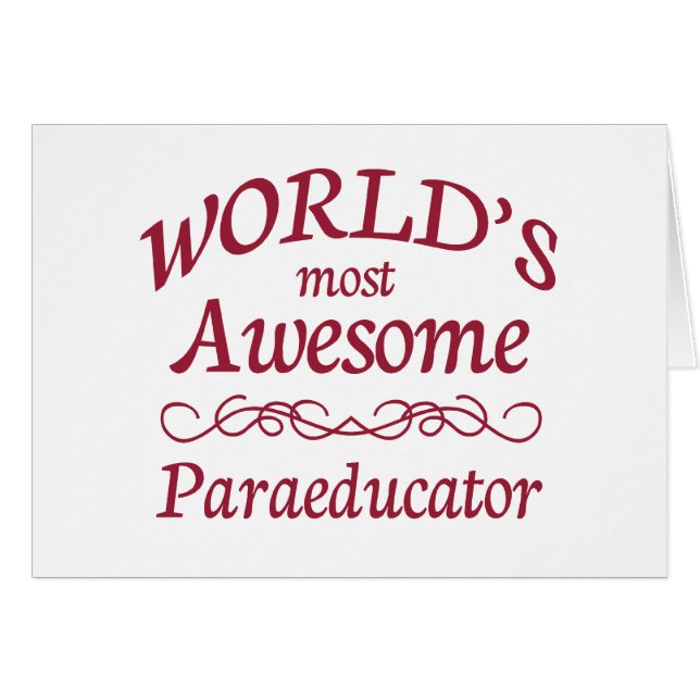 Paraeducator más impresionante del mundo (Anverso (Horizontal))