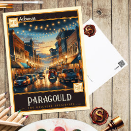 Paragould, Arkansas | Tarjeta Postal Antigua