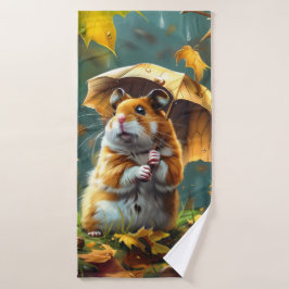 Paraguas de Hamster y Leaf