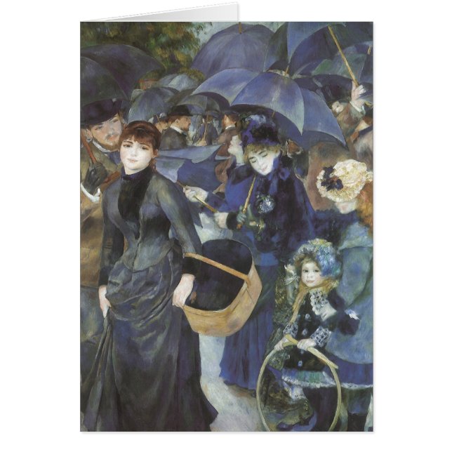Paraguas de Pierre Renoir, impresionismo vintage (Frente)